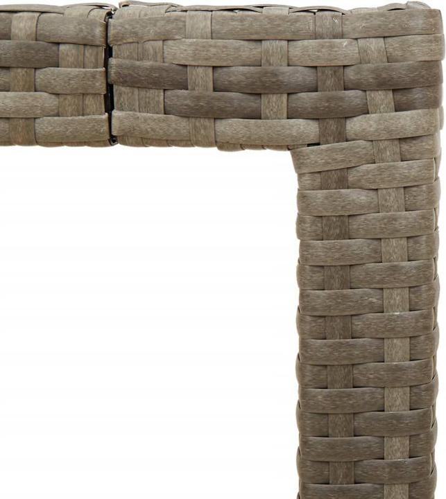 Image du produit vidaXL Gartentisch mit Glasplatte (90 cm)