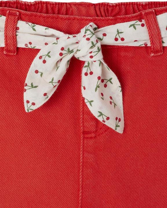 Actual product image Vertbaudet Weite Baby Hose mit Bindegürtel (98)