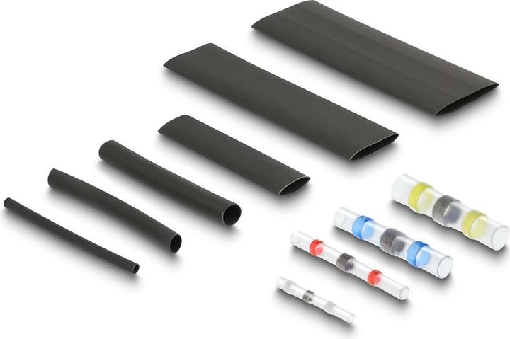 Produktbild Delock Schrumpfschlauch mit Lötdrahtverbinder Sortimentsbox 308-teilig (308x)