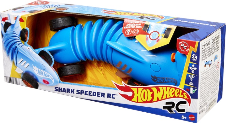 Actual product image Hot Wheels RC 1:15 Scale SHARK SPEEDER RC Vehicle