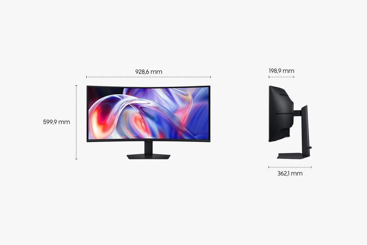 Actual product image Samsung S85TH (5120 x 2160 pixels, 40")