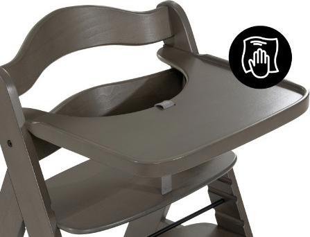 Produktbild Hauck Alpha Wooden Tray Charcoal