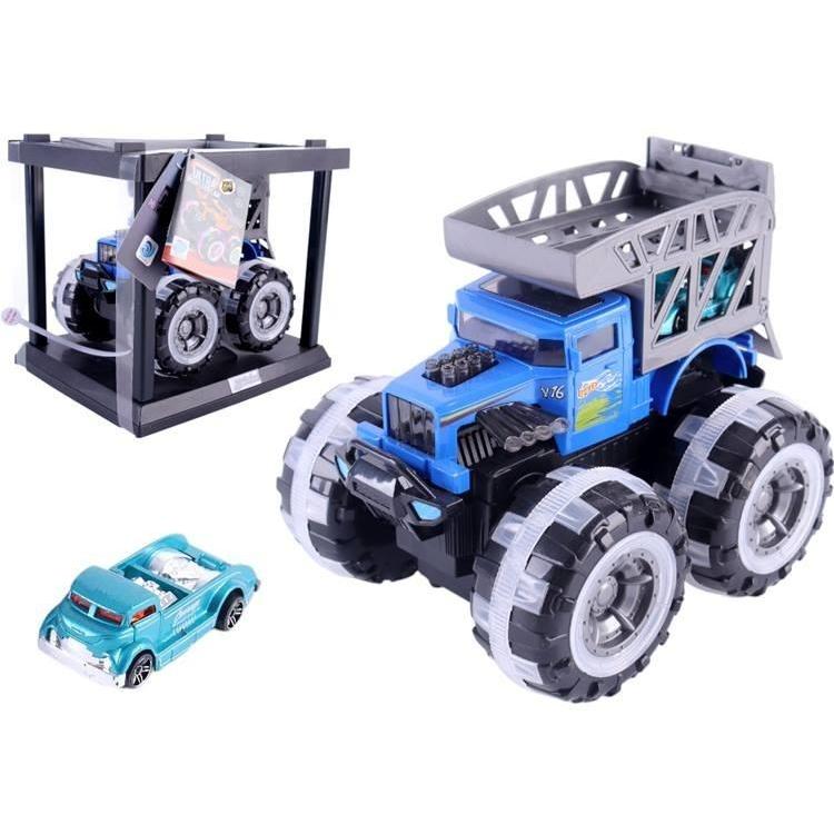 Pro Kids Fahren Sie in einem Käfig - Blaues Monster mit einem Auto (55017179)