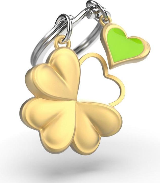 Actual product image Metalmorphose Keyring Lucky Clover