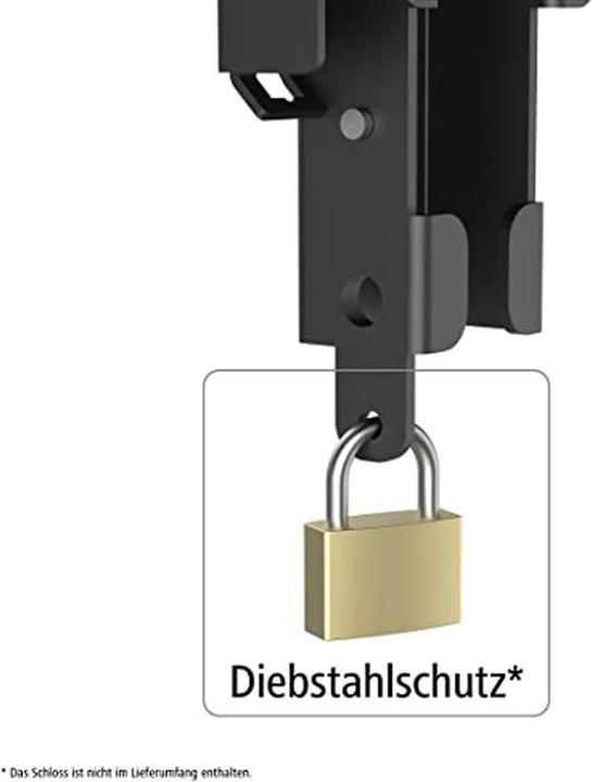 Produktbild Hama TV-Wandhalterung, neigbar, Diebstahlschutz 65 (Wand, 65", 50 kg)