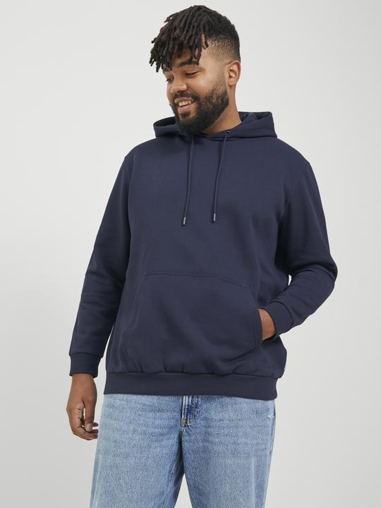 Produktbild Jack & Jones Plus Size Einfarbig Kapuzenpullover Kapuzenpullover (XXL)