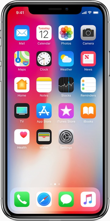 Produktbild Apple iPhone X (64 GB, Silver, 5.80", 12 Mpx, Single SIM, A / Wie neu)