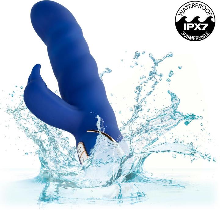 Productafbeelding CalExotics Jack Rabbit Vibrator Wave Beweging Blauw