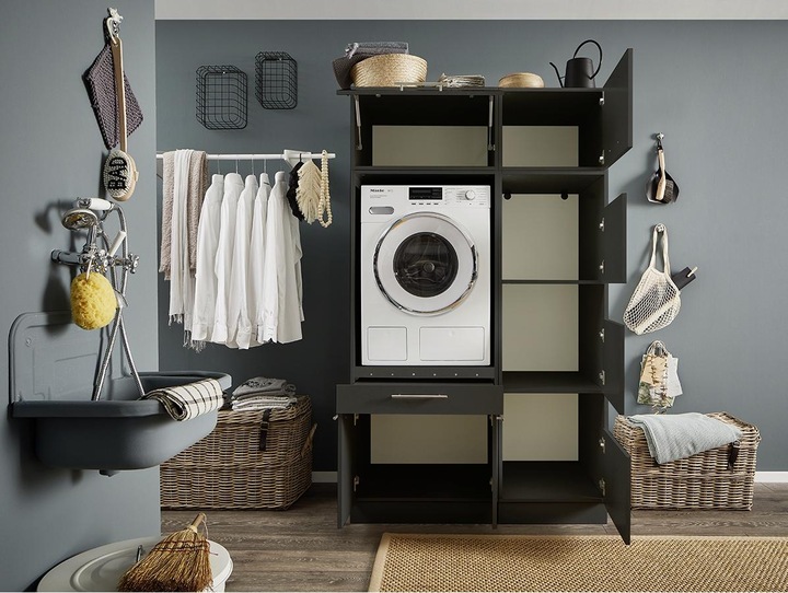 Produktbild Bega Consult Bega BKK Laundrezzy Basisschrank Holzwerkstoff 90cm Hoch