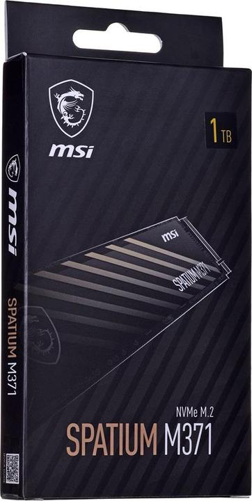 Actual product image MSI M371 NVMe M.2 (1000 GB, M.2 2280)
