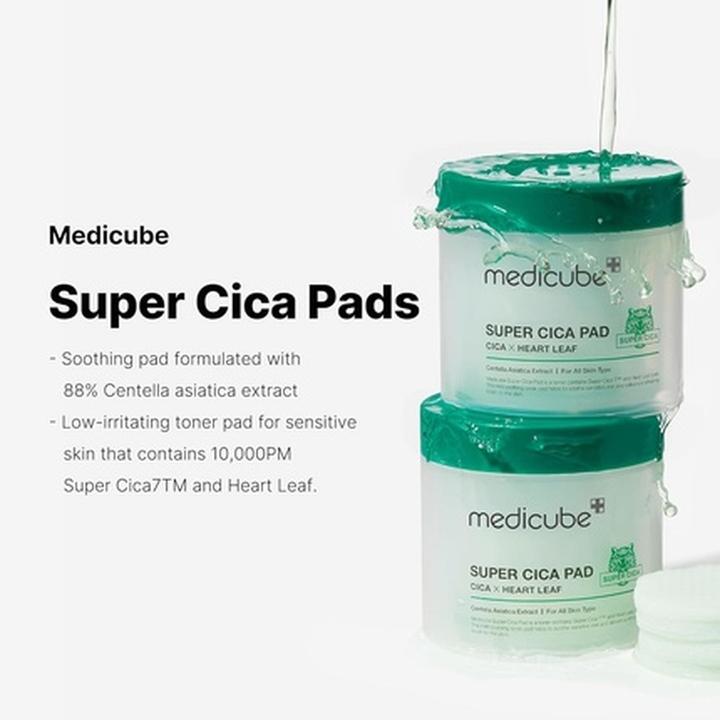 Actual product image Medicube Cica Daily (Facial cleansing wipes, 70 ml)