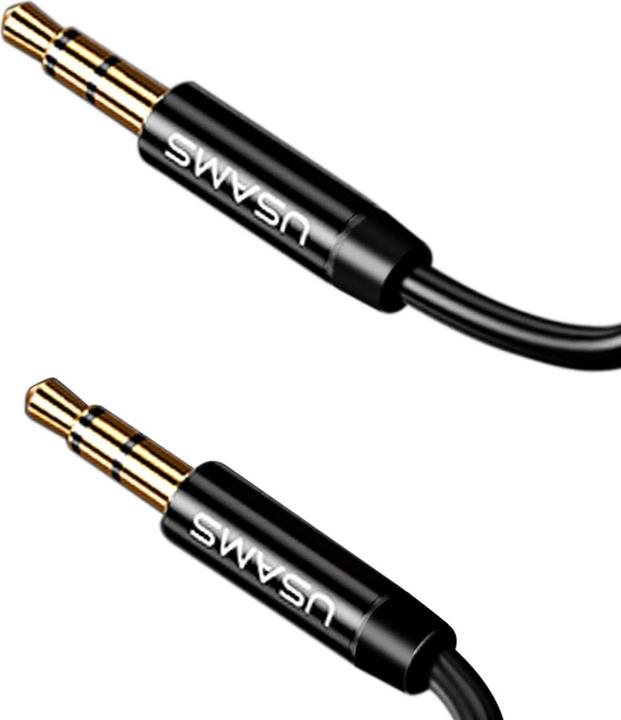 Produktbild Usams Audiokabel 3.5mm Stecker / Stecker 1.2m (1.20 m, AUX Kabel)