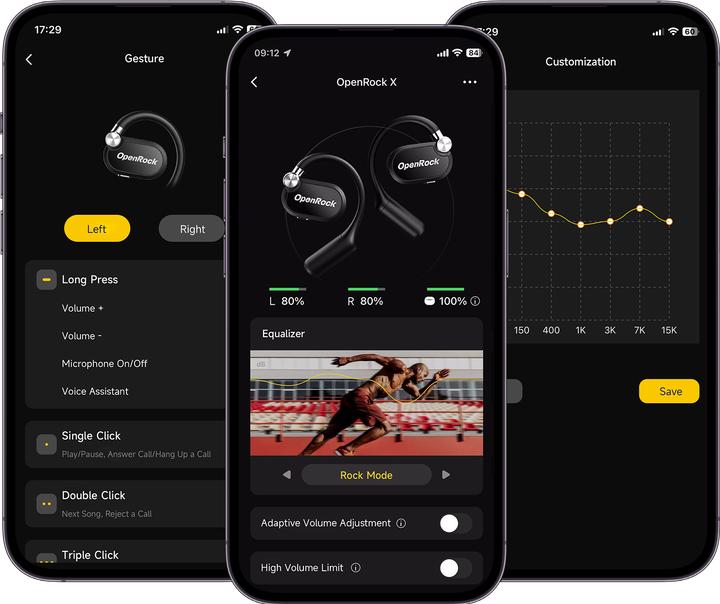 Actual product image OneOdio OpenRock X (ANC, 12 h, Wireless)