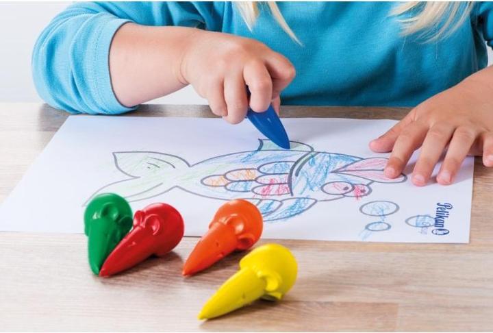 Actual product image Pelikan wax crayons (6x)