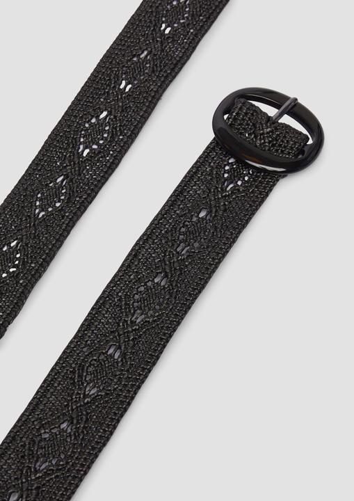 Produktbild S.Oliver Taillengürtel Textilgürtel mit Dornschliesse (90)