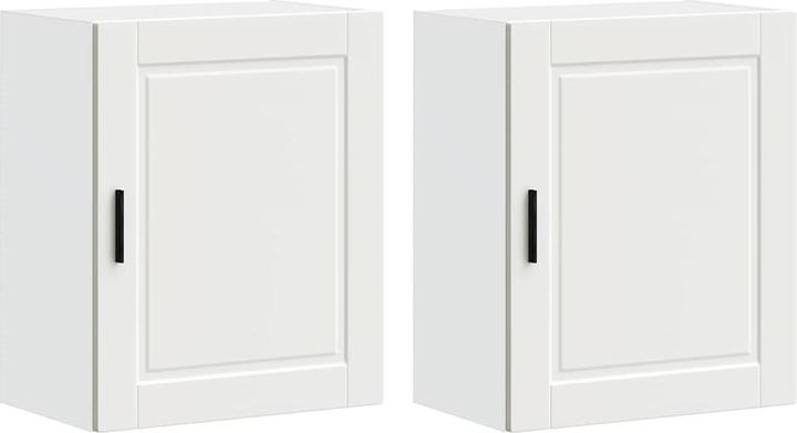 Immagine prodotto VidaXL Pensili da cucina 2 pezzi. Parete attrezzata in legno bianco Porto Cucina (50 x 31 x 60 cm)