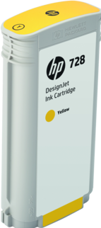 Actual product image HP 728 (Y)