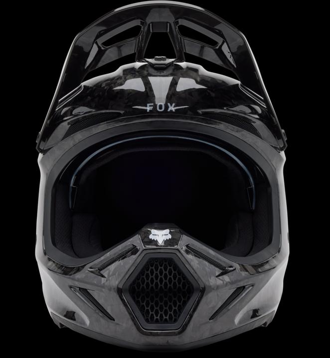 Actual product image Fox V3 RS Carbon Solid Helmet (59 - 60 cm, L)