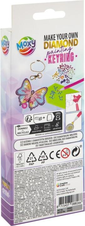 Actual product image Grafix Make your own Diamond Painting keyring