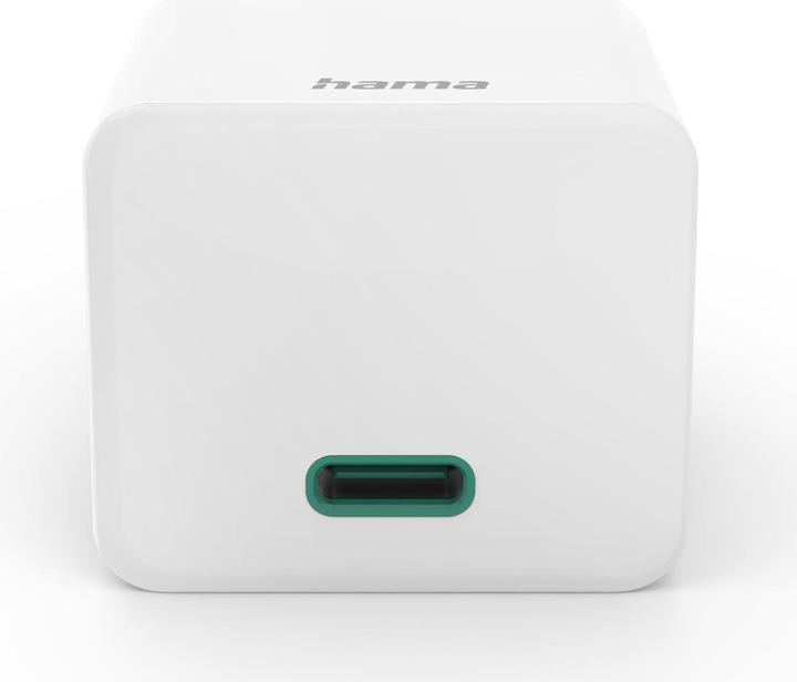 Produktbild Hama Schnellladegerät, USB-C, PD/Qualcomm®/GaN, Mini-Ladegerät, 30 W, Weiss (30 W, 1 Port)