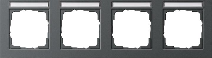 Actual product image Gira Cover frame 4f horizontal. BSF E2 109423