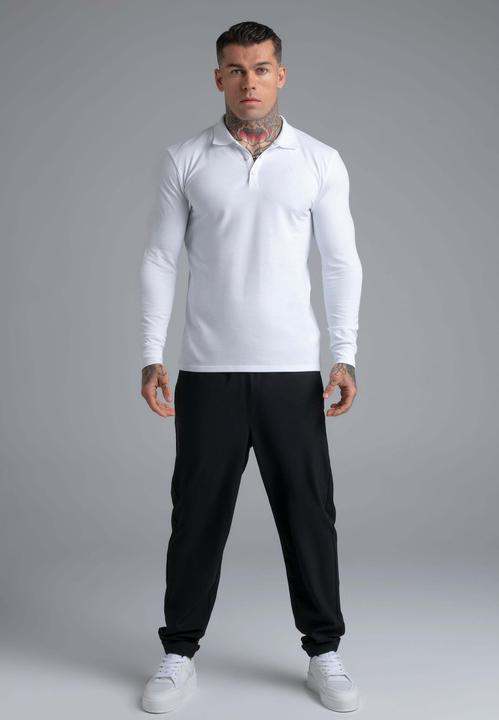 Produktbild Siksilk Langarmpolo Button (L)