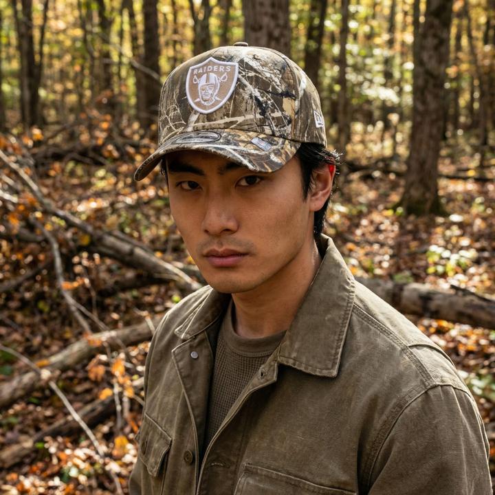 Produktbild New Era 9Forty A-Frame Cap - Real Tree Las Vegas Raiders (One Size)