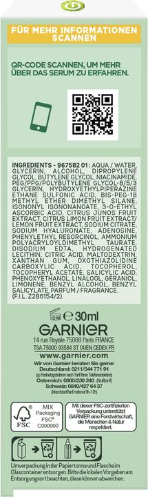 Actual product image Garnier Vitamin C* Glow Booster (30 ml)