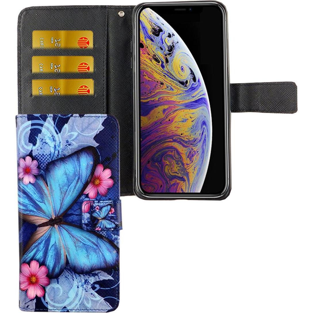Thumbnail - König Design Hülle Handy Schutz für Apple iPhone XS Max Case Cover Tasche Wallet Etui Bumper (Apple iPhone XS Max), Smar...