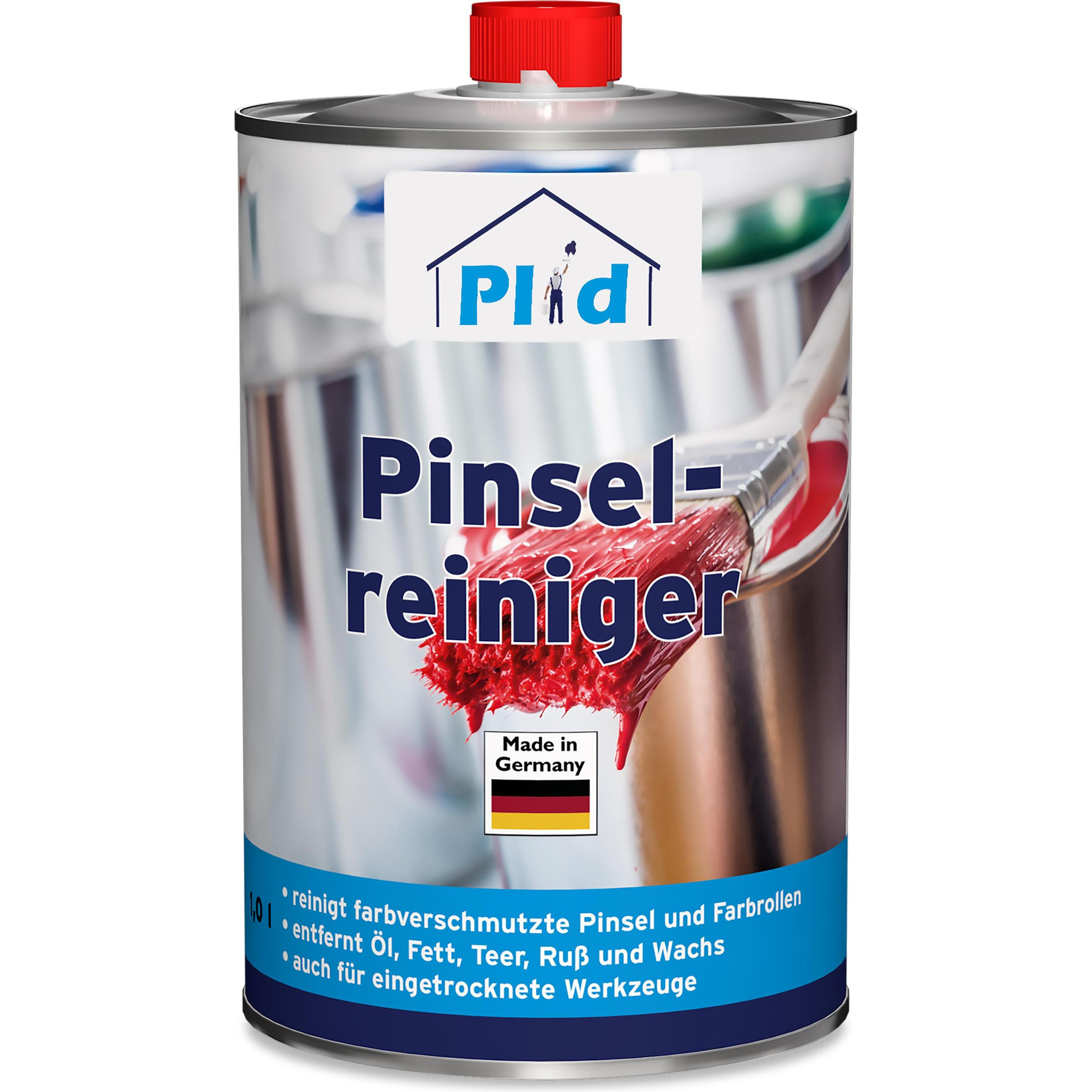 Plid, Mal Zubehör, Pinselreiniger 1L /Kraftvoller Reiniger Werkzeugreiniger, Entfernt Öl Fett Farbe