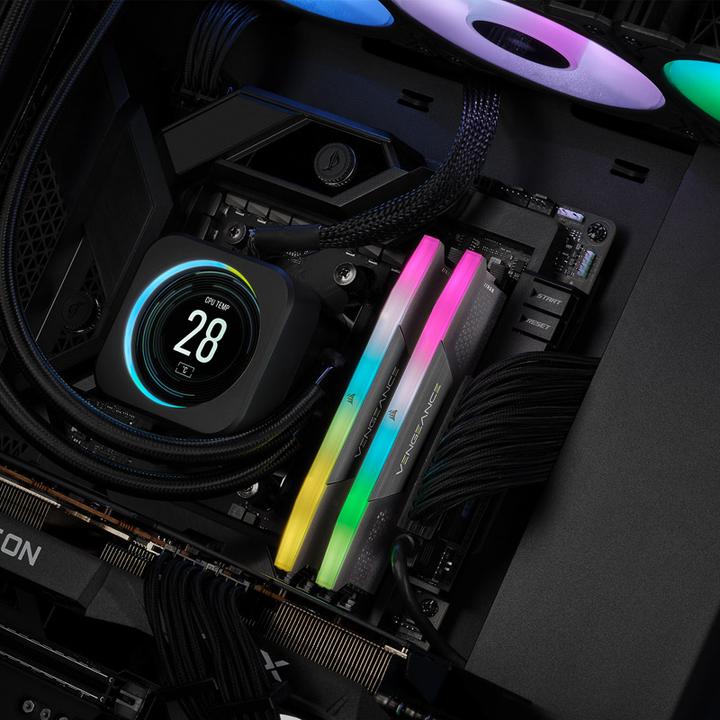 Produktbild Corsair Vengeance RGB (2 x 32GB, 6000 MHz, DDR5-RAM, DIMM)