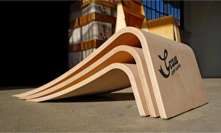 Productafbeelding Graw Jump Ramps Springplank J-serie Set van 6