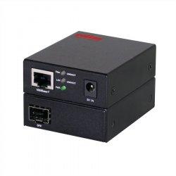 Image du produit Roline Convertisseur 10/100/1000Base-T vers fibre optique à double vitesse