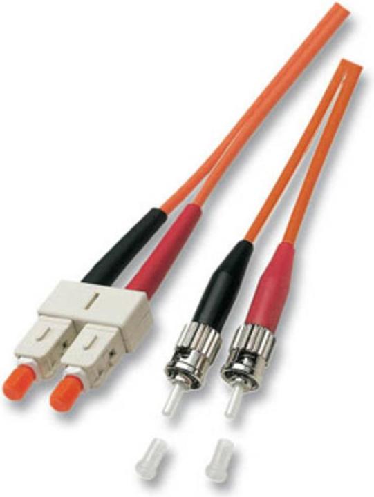 Immagine prodotto Dönges Cavo patch in fibra ottica, SC/ST 50/125µ, OM2, 15 m, arancione (15 m)