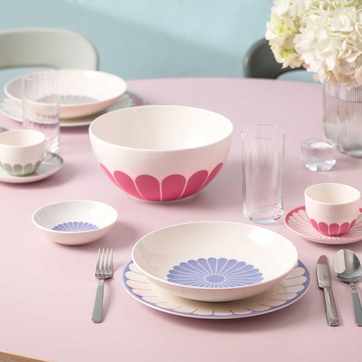 Produktbild Villeroy & Boch Fleur Couleur Kaffeetassen mit Untertassen (160 ml, 6 x)