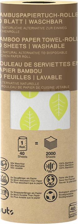 Produktbild Nuts Bambuspapierrolle (1x)