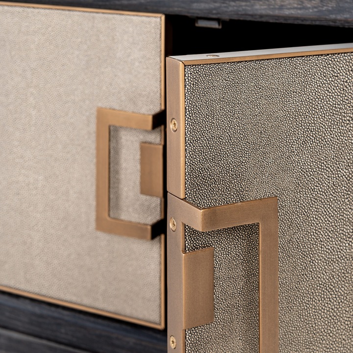 Actual product image Richmond Interiors TV Furniture Bloomingville black gold brushed 185