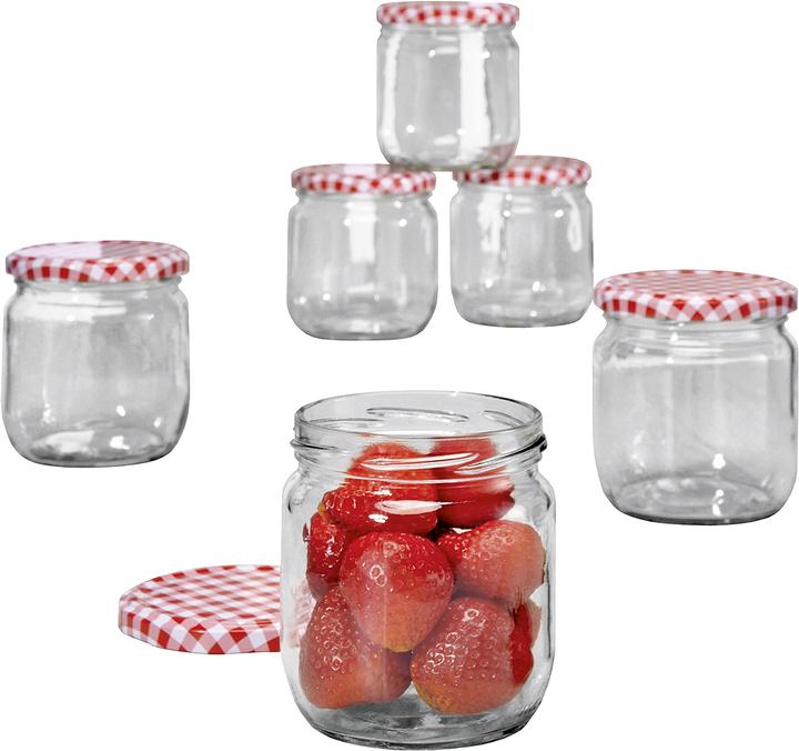 Produktbild Childhome Einmachglas mit Schraubdeckel (6 Stk., 0.43 l)
