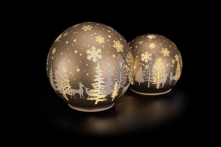 Image du produit STT Glass Ball Set brown 2pcs.