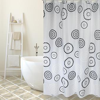 Produktbild spirella Dots Grau (180 x 200 cm)