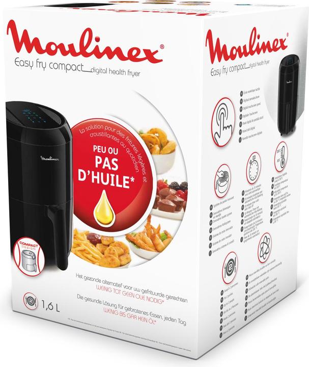 Produktbild Moulinex EZ3018 - Heteluchtfriteuse - 1.5L - 1030W - Zwart