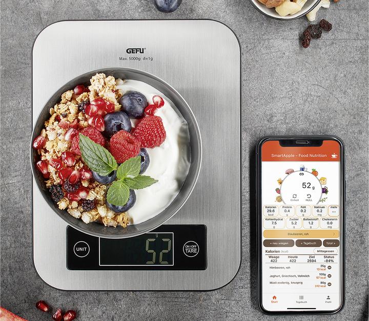 Actual product image GEFU Bluetooth kitchen scale 'Score