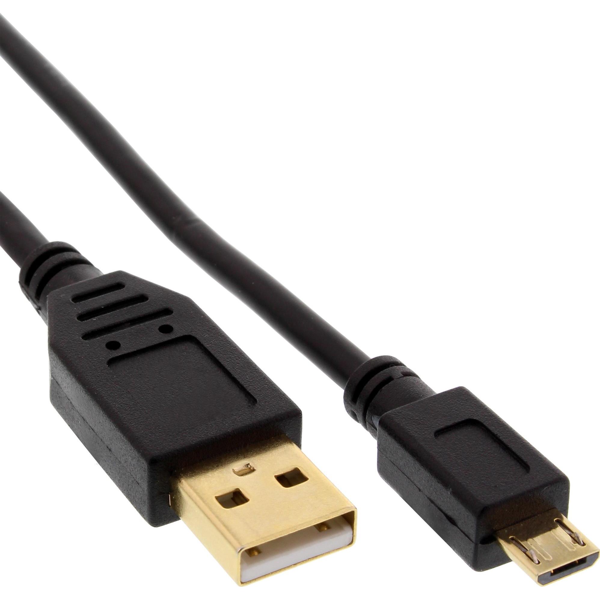 InLine Micro-USB 2.0 Kabel (5 m, USB 2.0), USB Kabel