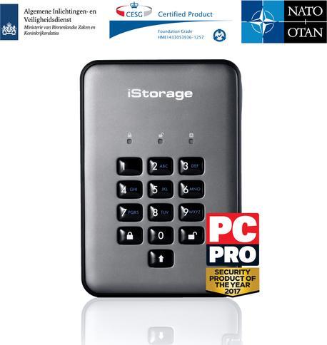 Actual product image iStorage diskAshur Pro2 (0.50 TB)