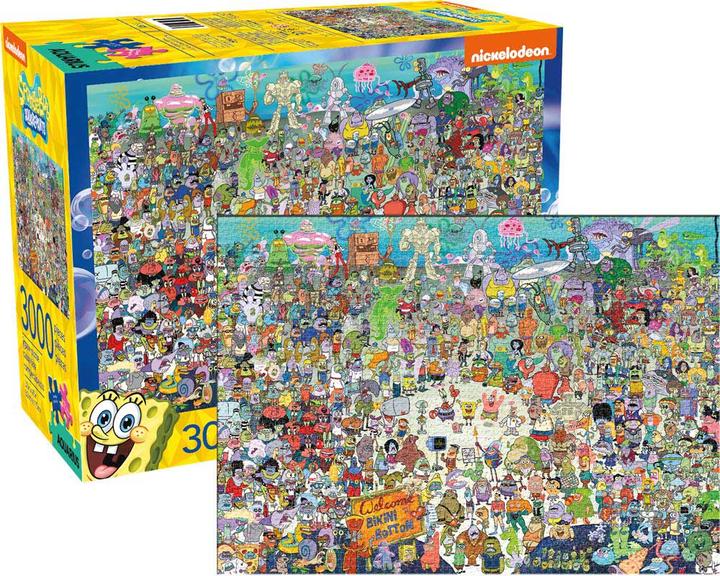 Aquarius Bob l'éponge puzzle Bikini Bottom (3000 pièces) (3000 pieces)