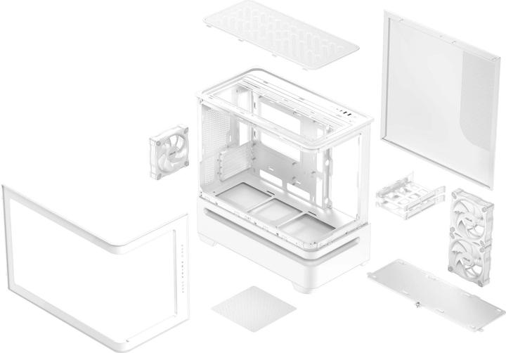 Produktbild ASUS Prime Ap202 Tg Argb White (Mini-ITX, mATX)