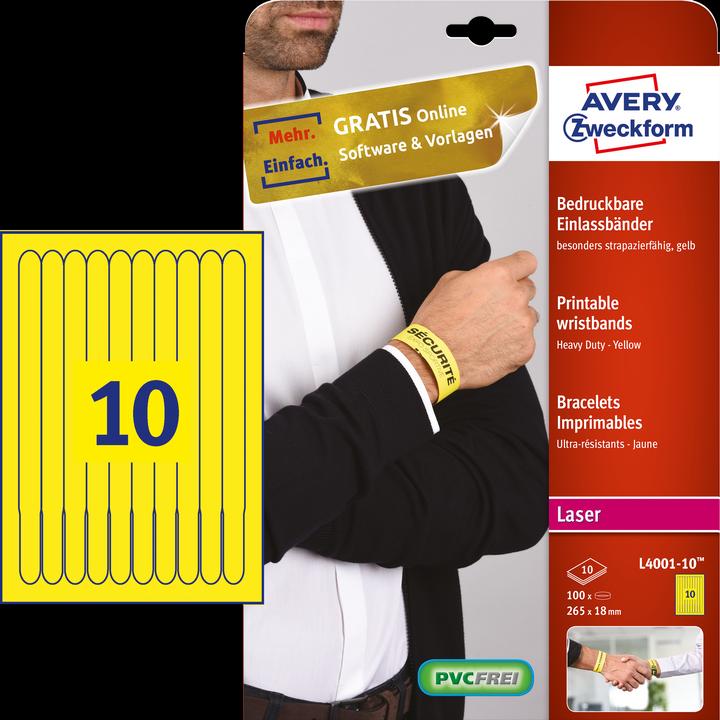 Actual product image Avery Admission tapes