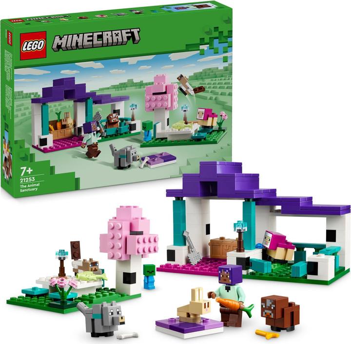 Actual product image LEGO 21253 The Animal Shelter (21253, LEGO Minecraft)