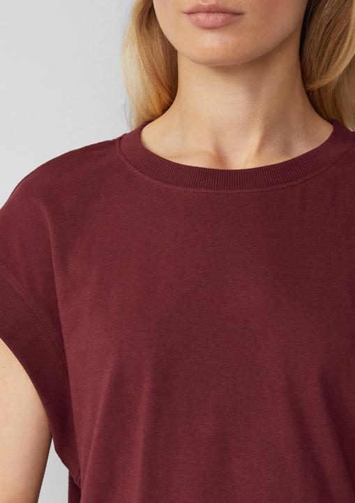 Produktbild S.Oliver T-Shirt T-Shirt im Relaxed Fit mit überschnittenen Schultern (36)