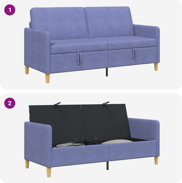 Produktbild vidaXL Modernes Sofa (3-Sitzer)